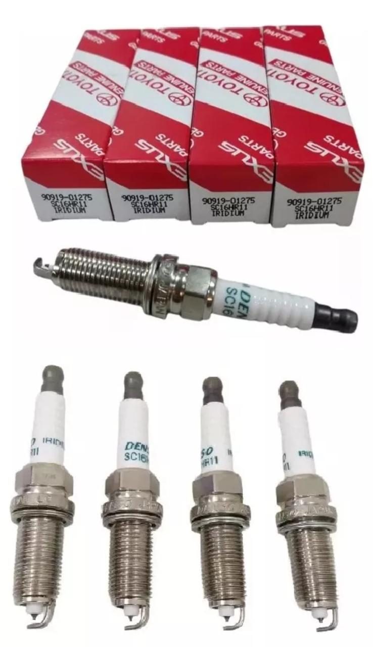 Bujías de iridio Toyota Genuine Parts, código 90919-01275